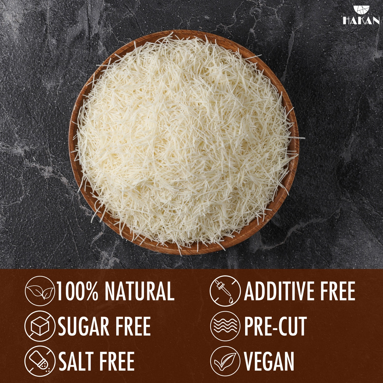 Shredded Phyllo Dough, 500 G, 1.1 Lbs, Kadayif