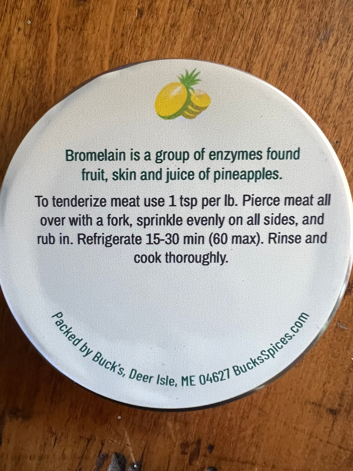 Bromelain Powder 150gdu (Ananas comosus)