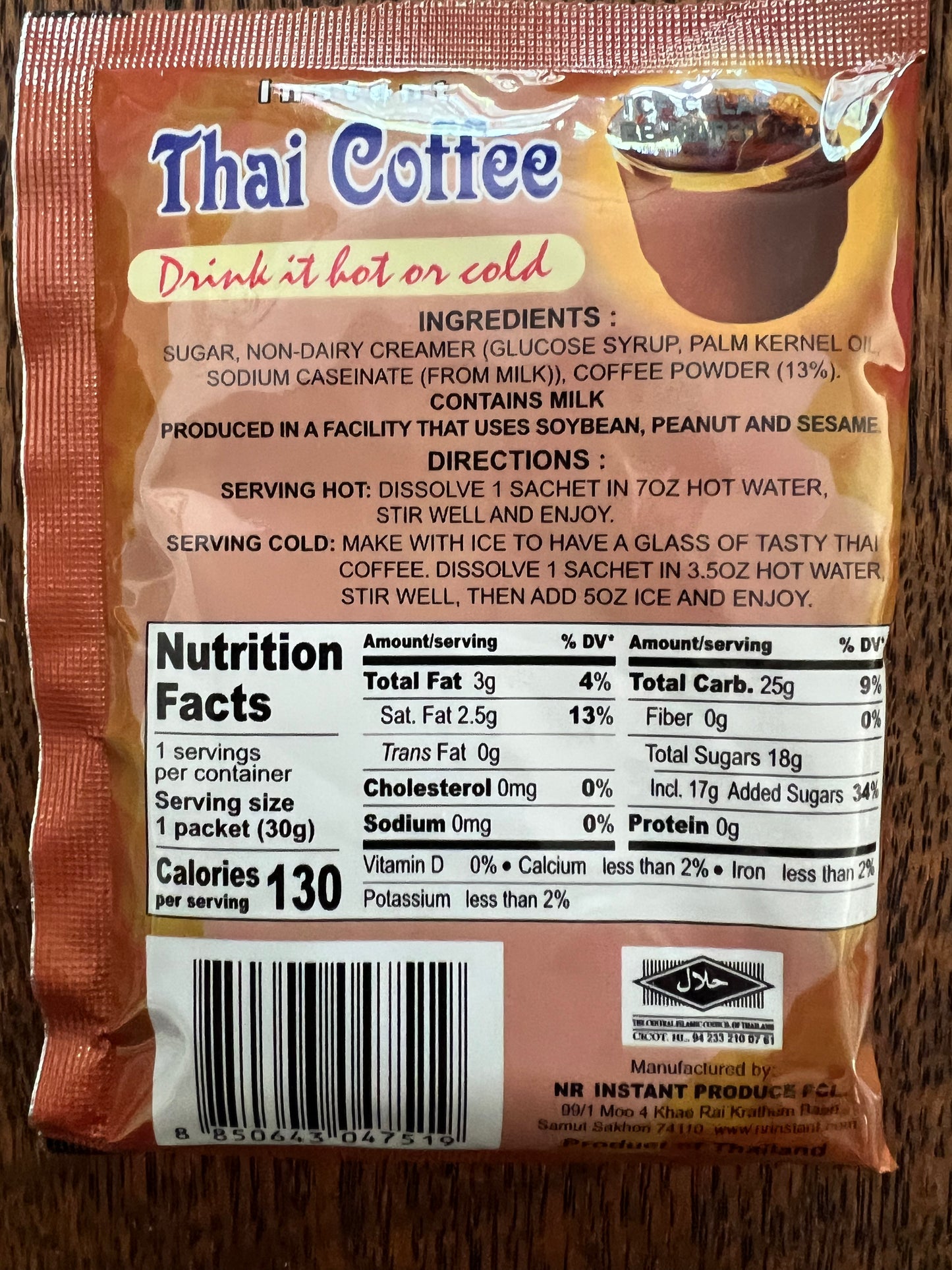 Instant Thai Coffee