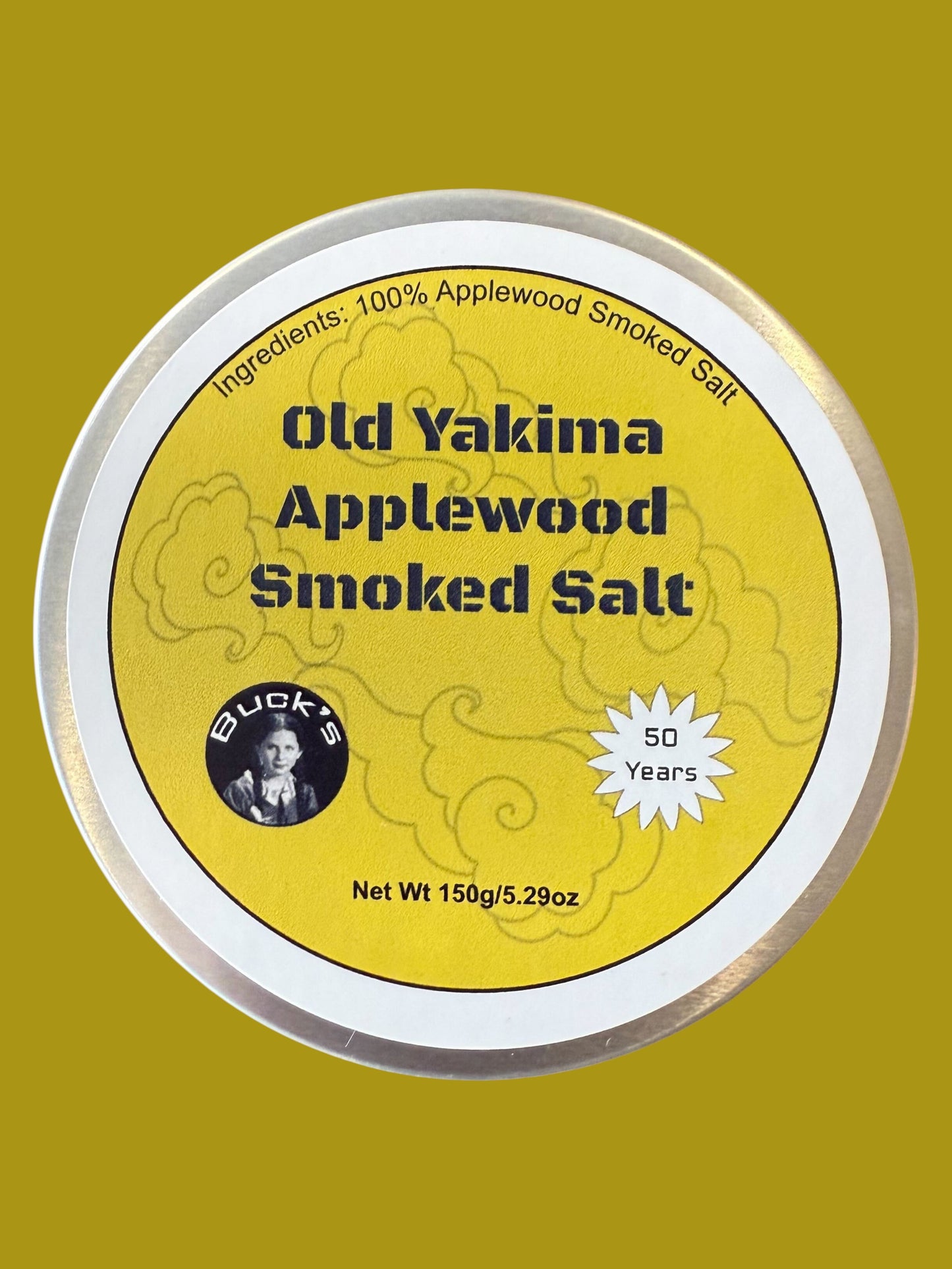 Old Yakima Applewood Smoked Salt Tin