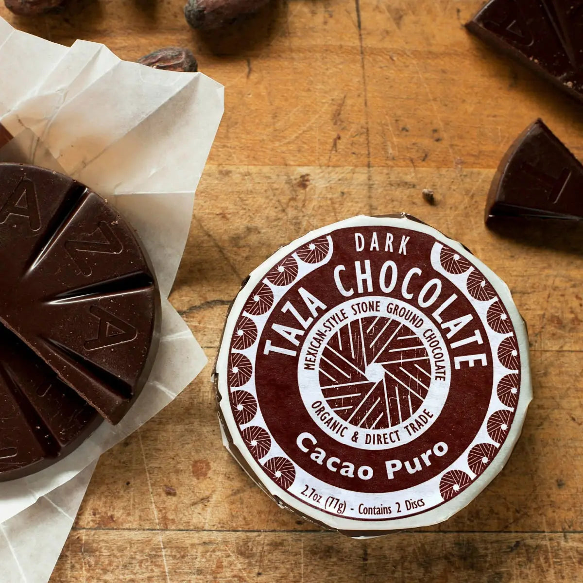 Organic Taza Mexican Artisanal Chocolate - Puro