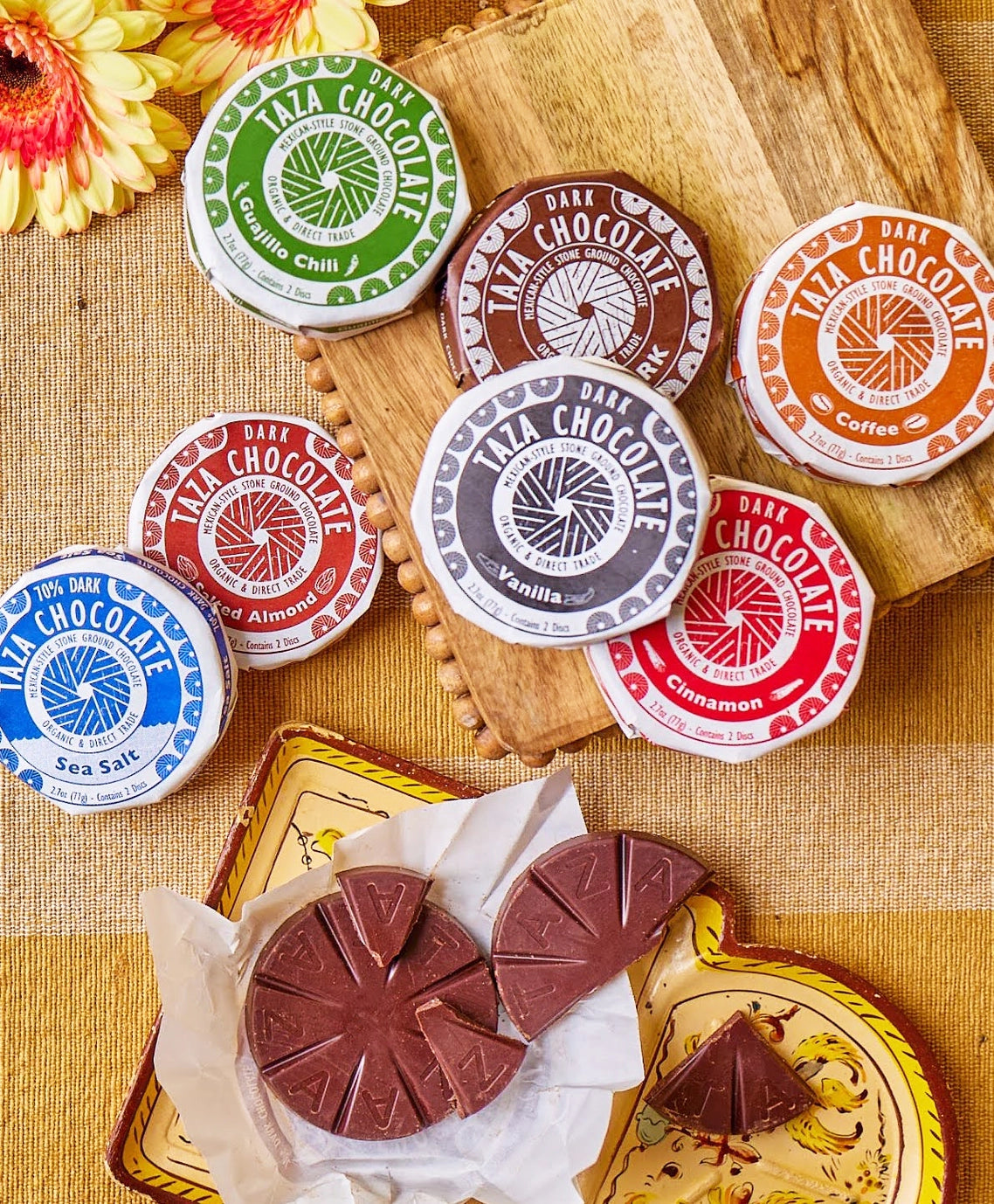 Organic Taza Mexican Artisanal Chocolate - Vanilla