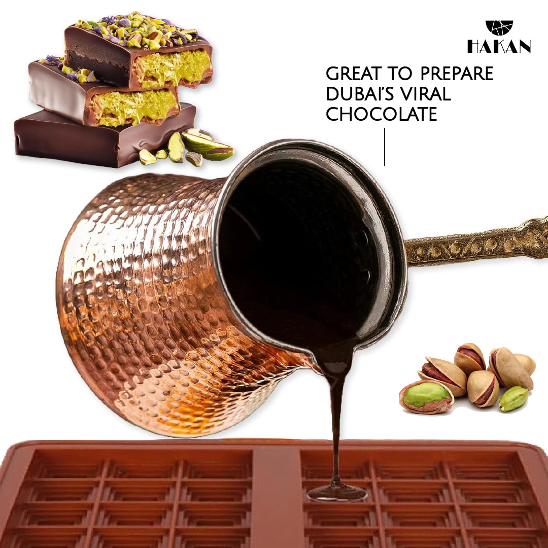 Copper Turkish Coffee Pot, Stovetop Water Boiler Coffee Maker