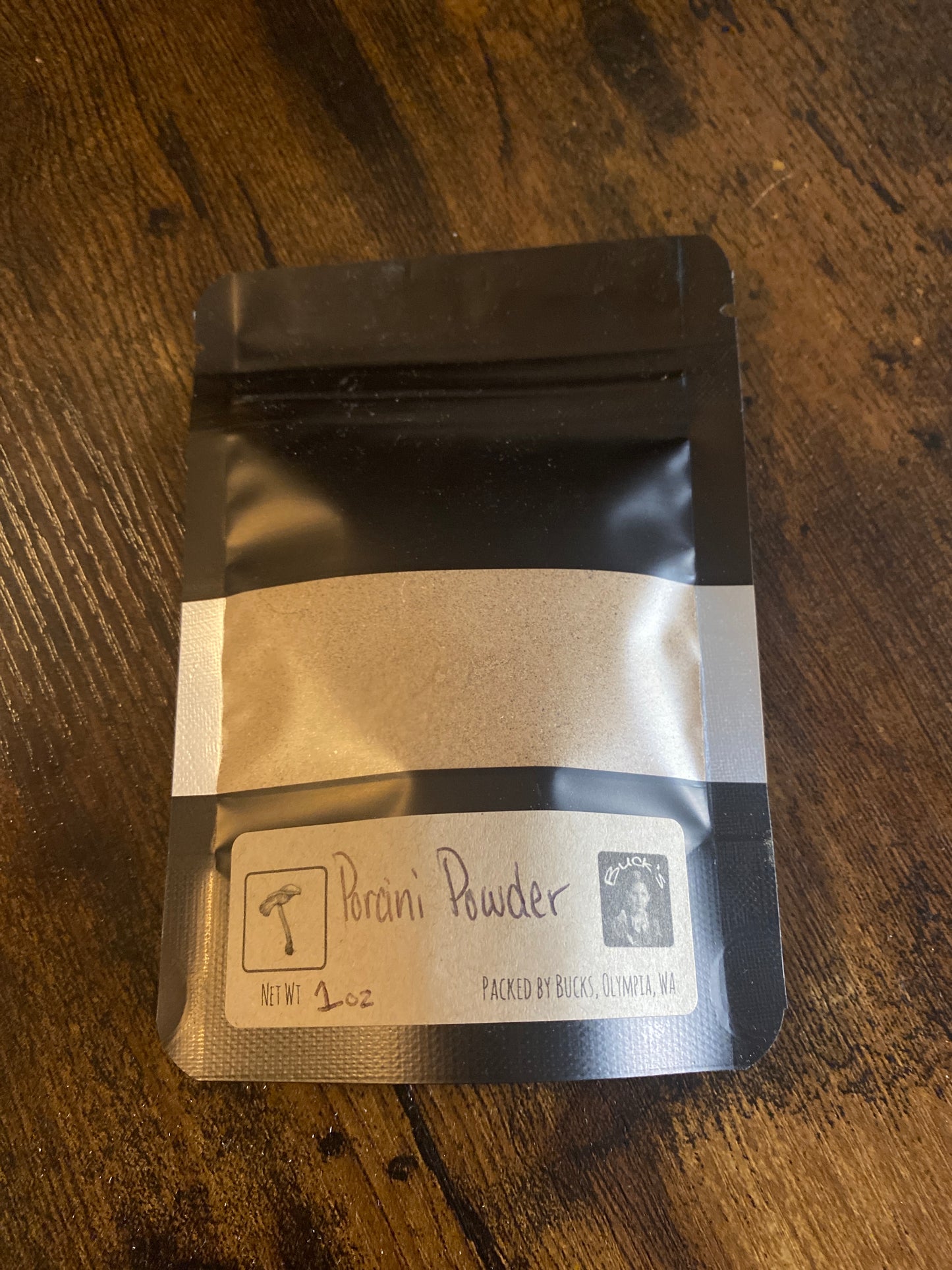 Porcini Mushroom Powder, wildcrafted (aka King Boletes or Cepes) 1 oz