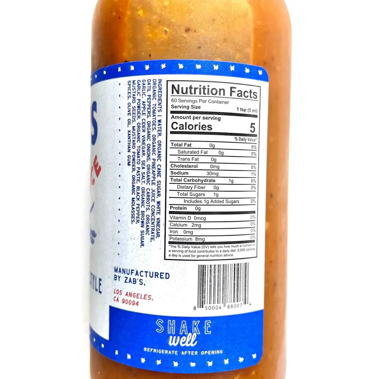Zab's St. Augustine Style Hot Sauce