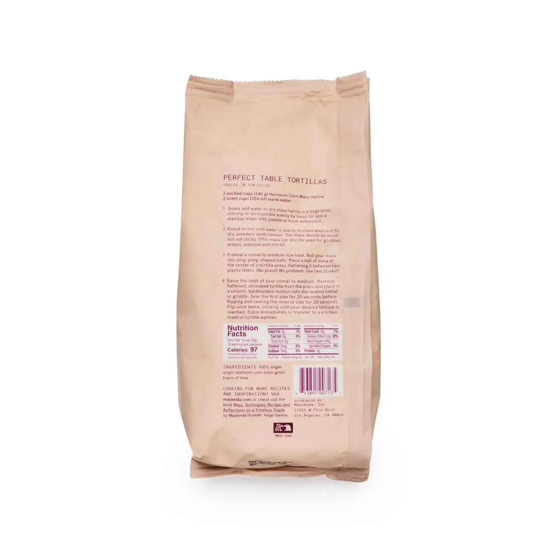 Masienda Heirloom White Corn Masa Harina