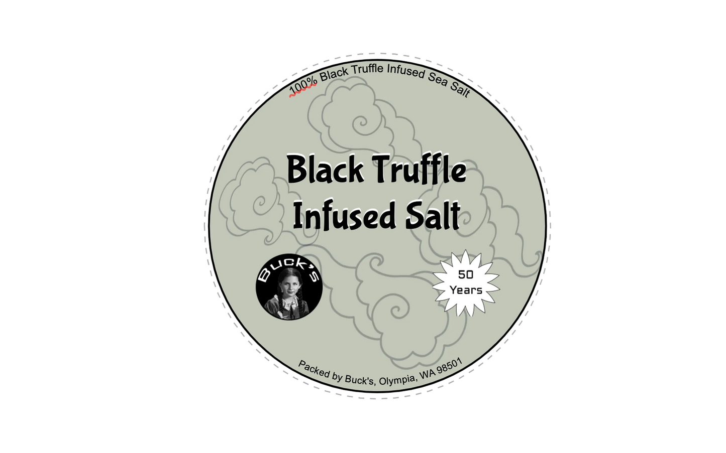 Black Truffle Infused Sea Salt Tin