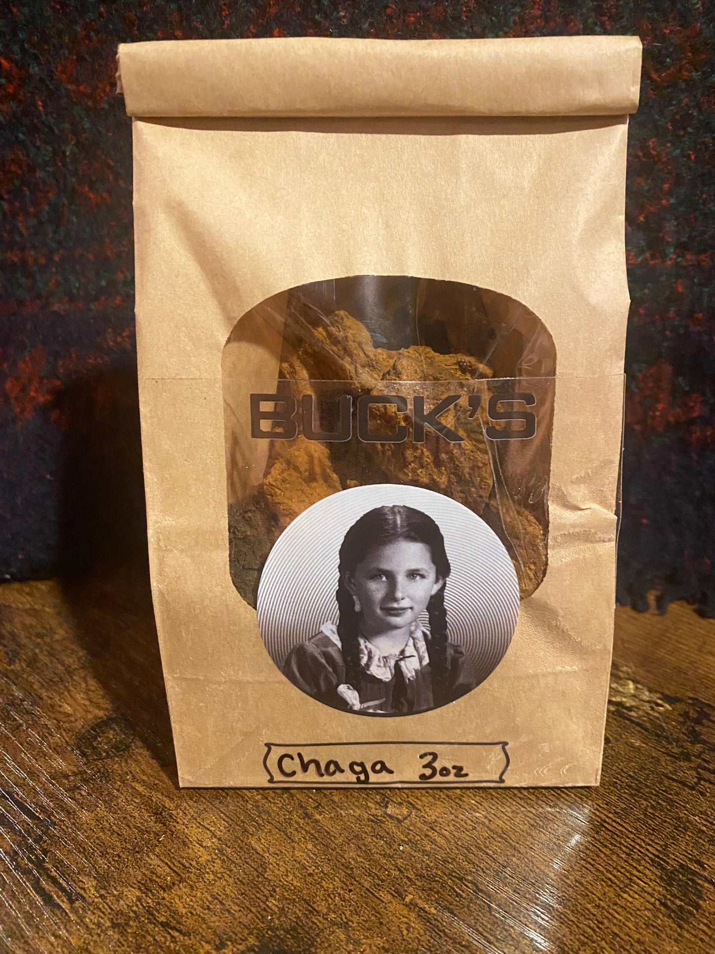 Chaga Mushroom, pieces, 3 oz (Inonotus obliquus)
