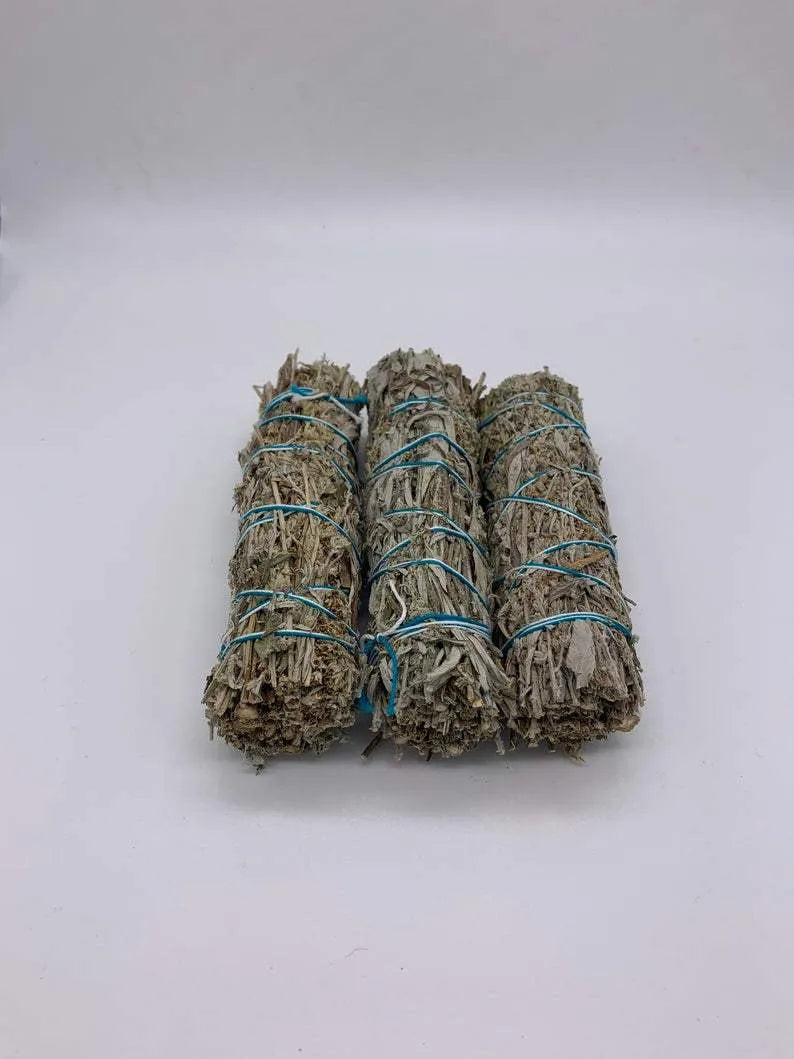 Premium Organic Black Sage (Mugwort Sage) Smudge Sticks
