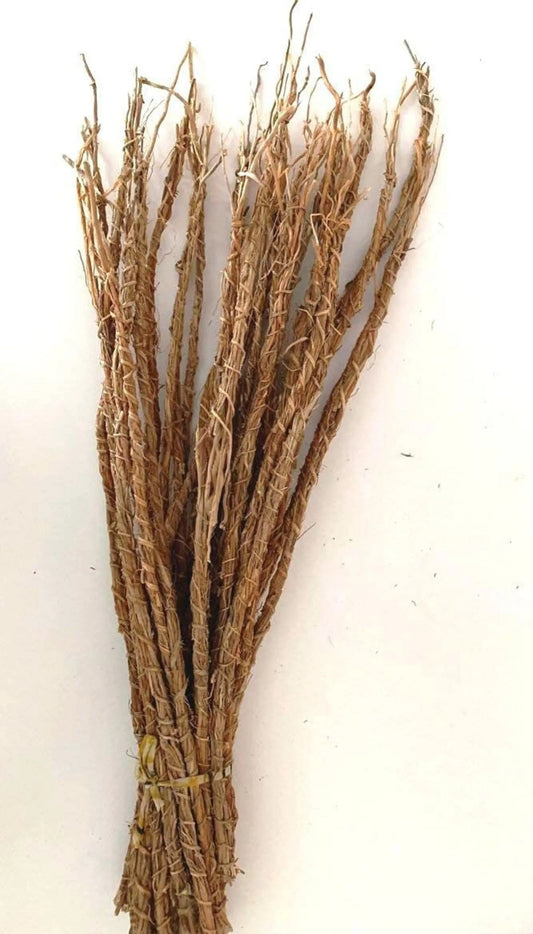 Vetiver Root Braid (Reunion Island bourbon, Gongolili Stems, Khamare, Rene, Sepa ), smudge