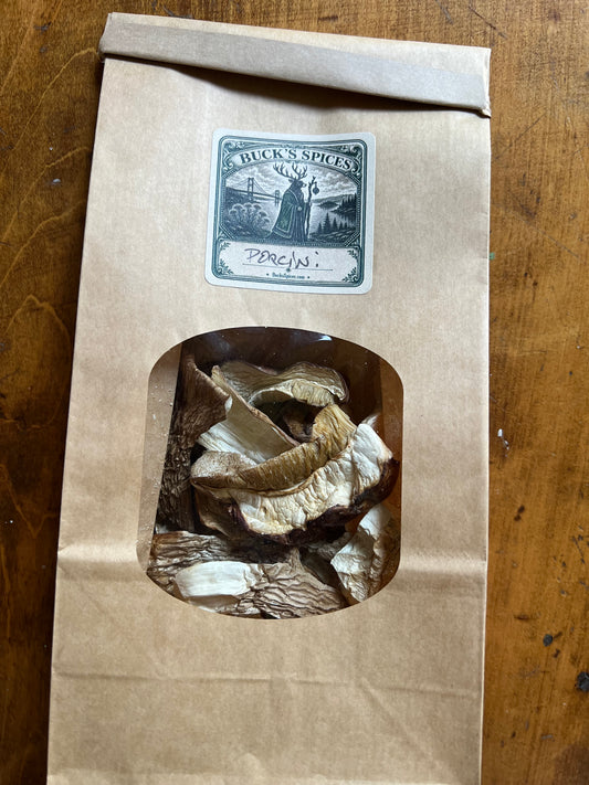 1 oz Dried Porcini Mushrooms (Cepes, Boletes), wildcrafted