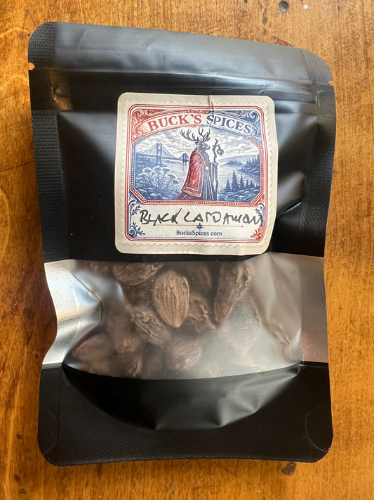 Black Cardamom 1 oz (Ilaichi, Kali Elaichi)