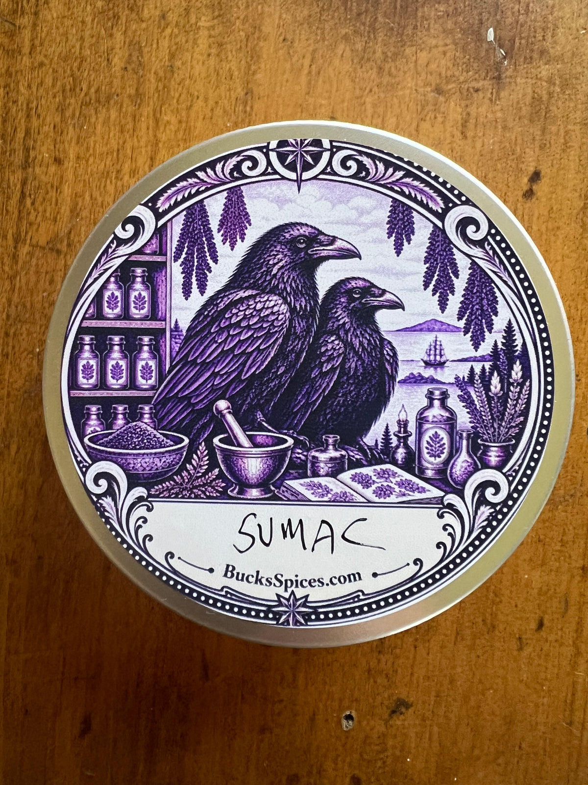 Authentic Sumac in a tin
