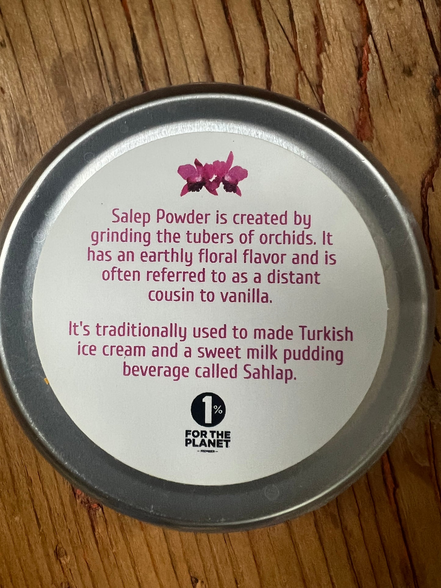 Pure Salep (saleb, sahlab), Wild Orchid Powder (for making Persian Ice Cream)