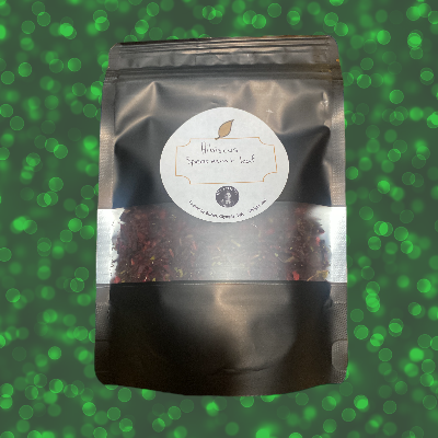 Organic Hibiscus Spearmint Herbal Tea