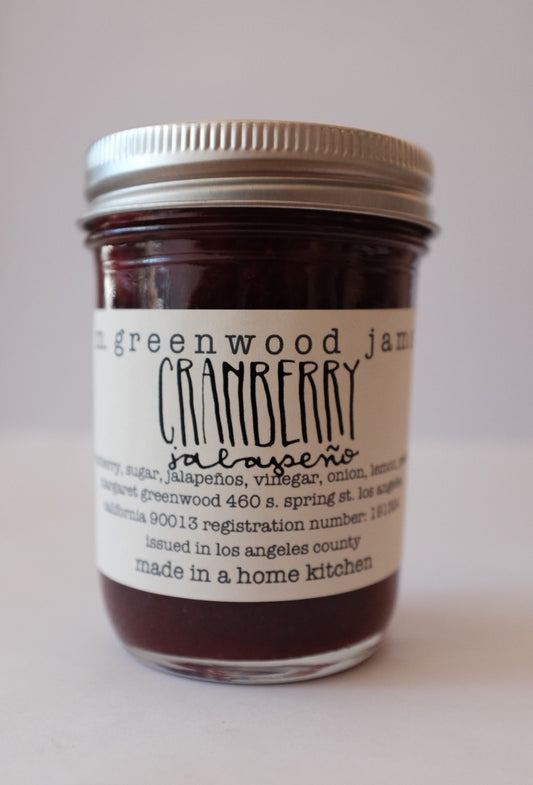 Cranberry Jalapeño Jam,  Small Batch Deliciousness from M. Greenwood