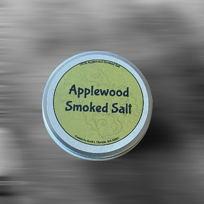 Applewood Smoked Salt (Decorative And Reusable Tin)