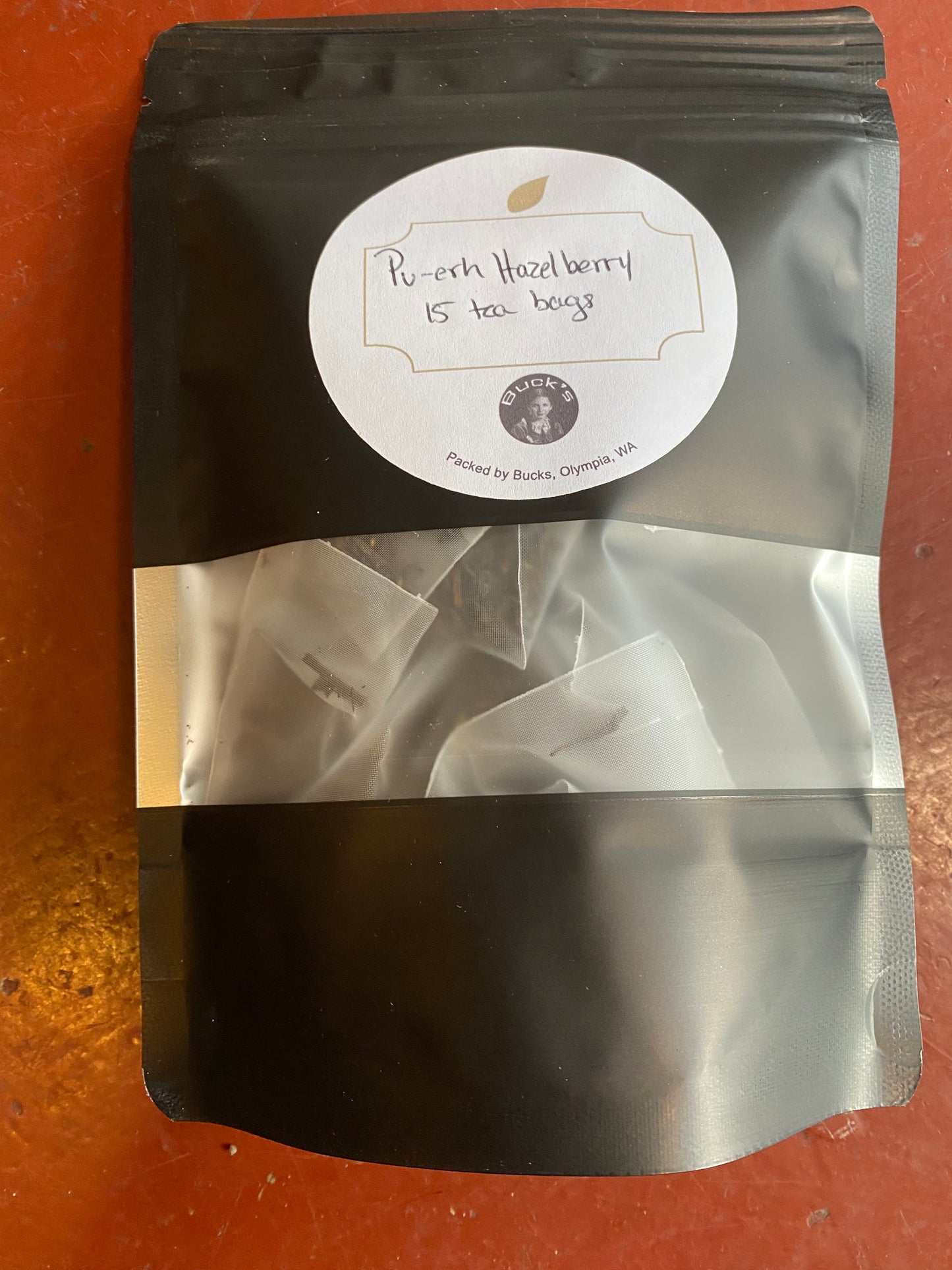 Puerh Tea, "Hazelberry", Tea Bags