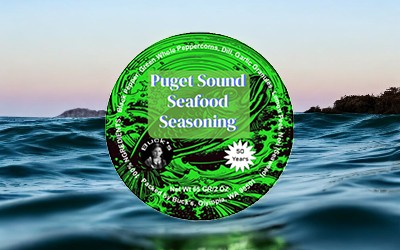 Puget Sound Seafood Seasoning (Decorative And Reusable Tin)