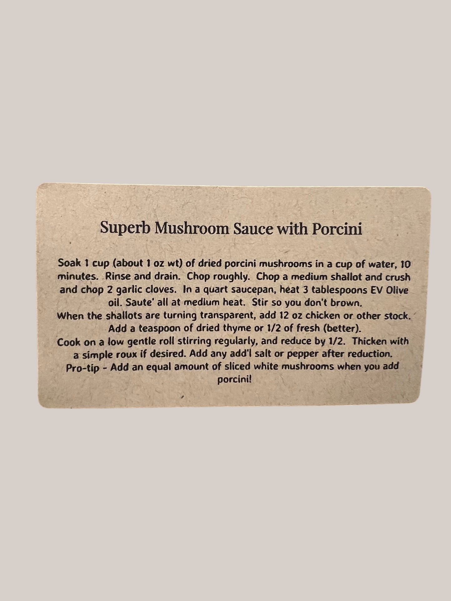 2 oz Dried Sierra Madre Porcini Mushrooms