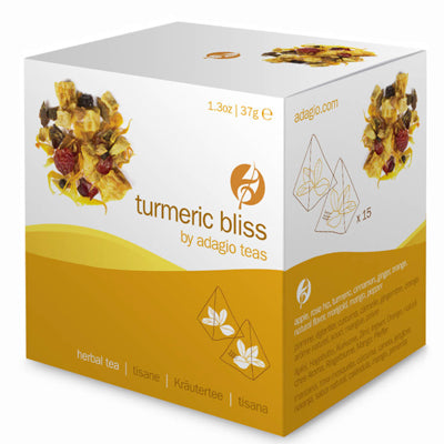 Box of 15 Full-Leaf Sunny Turmeric Bliss Tea Bags