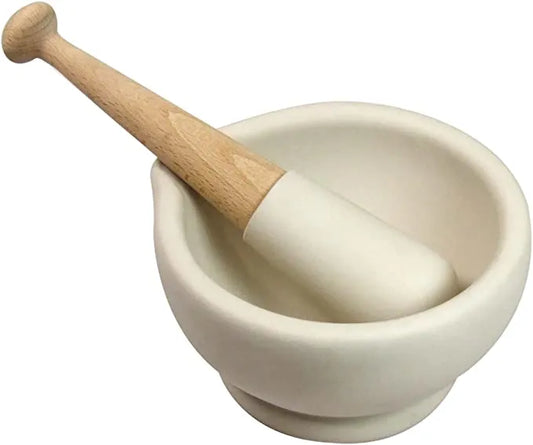 Milton Brook Unglazed Mortar & Pestle, 4-inch