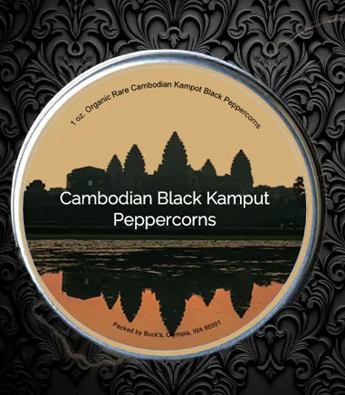 Organic Rare Kampot Black Peppercorns, Cambodia