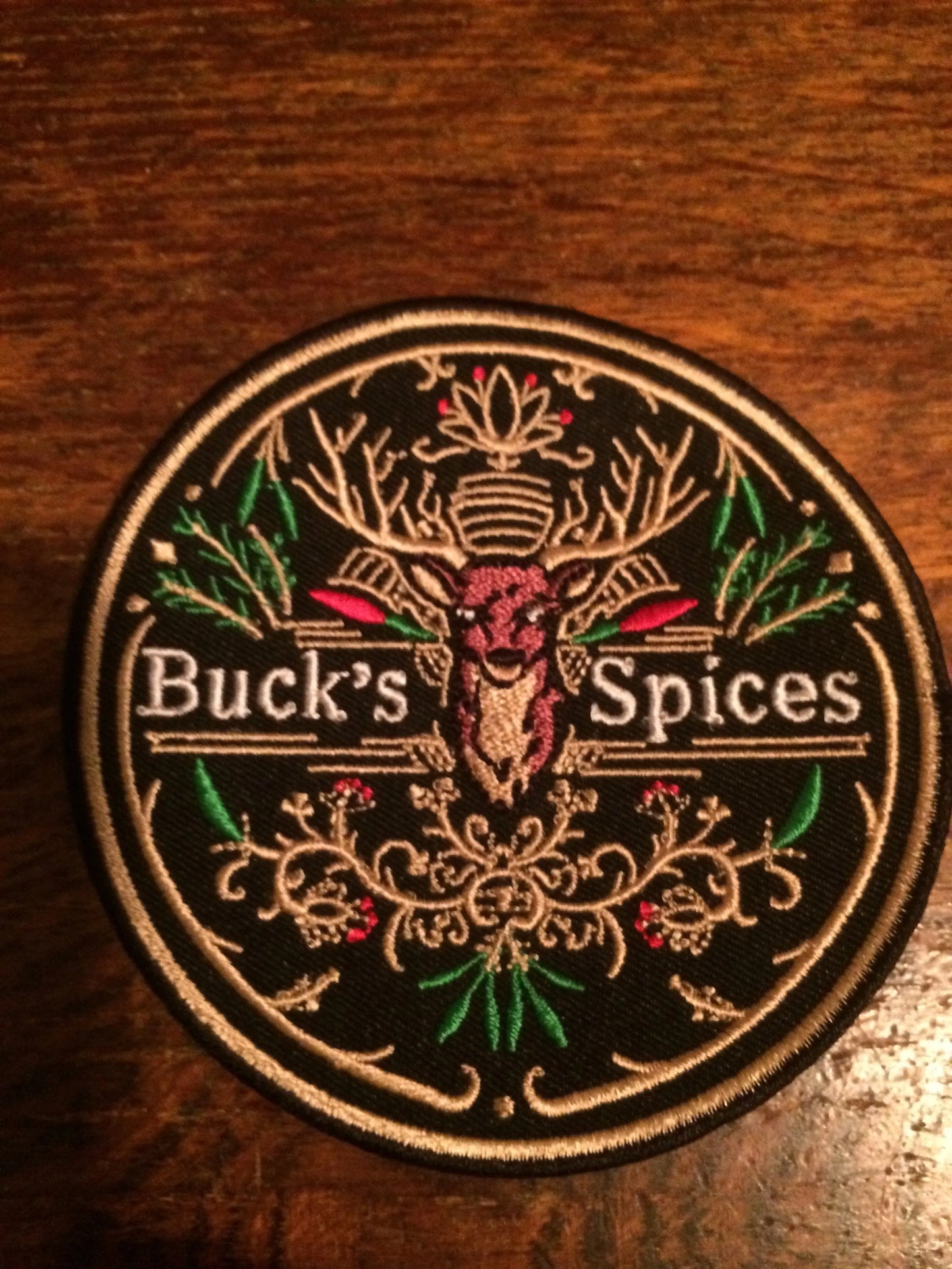 Buck's Large Iron-On Patch