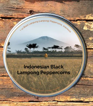 Peppercorns, Black Lampung (Lampong), Indonesia