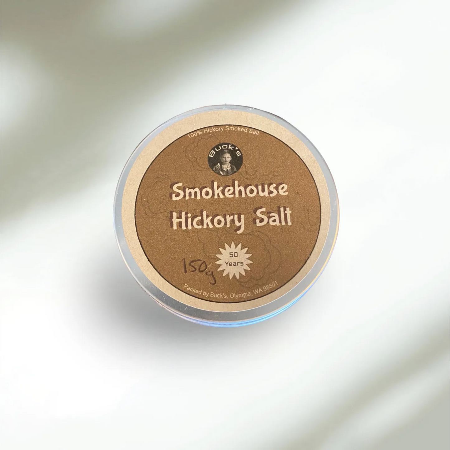 Smokehouse Hickory Salt (Decorative And Reusable Tin)