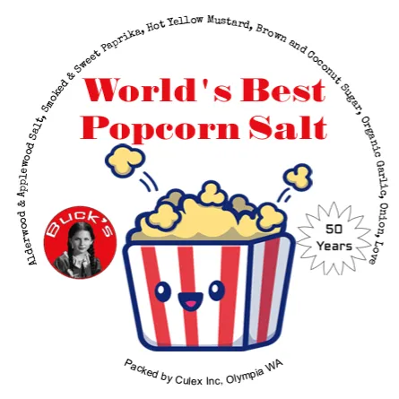 🍿 World's Best Popcorn Salt, Large, in a decorative reusable tin - THE salt for popcorn 🍿